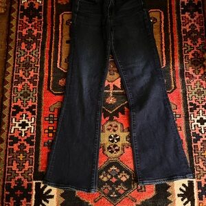 PAIGE Dark Blue Flare Jeans